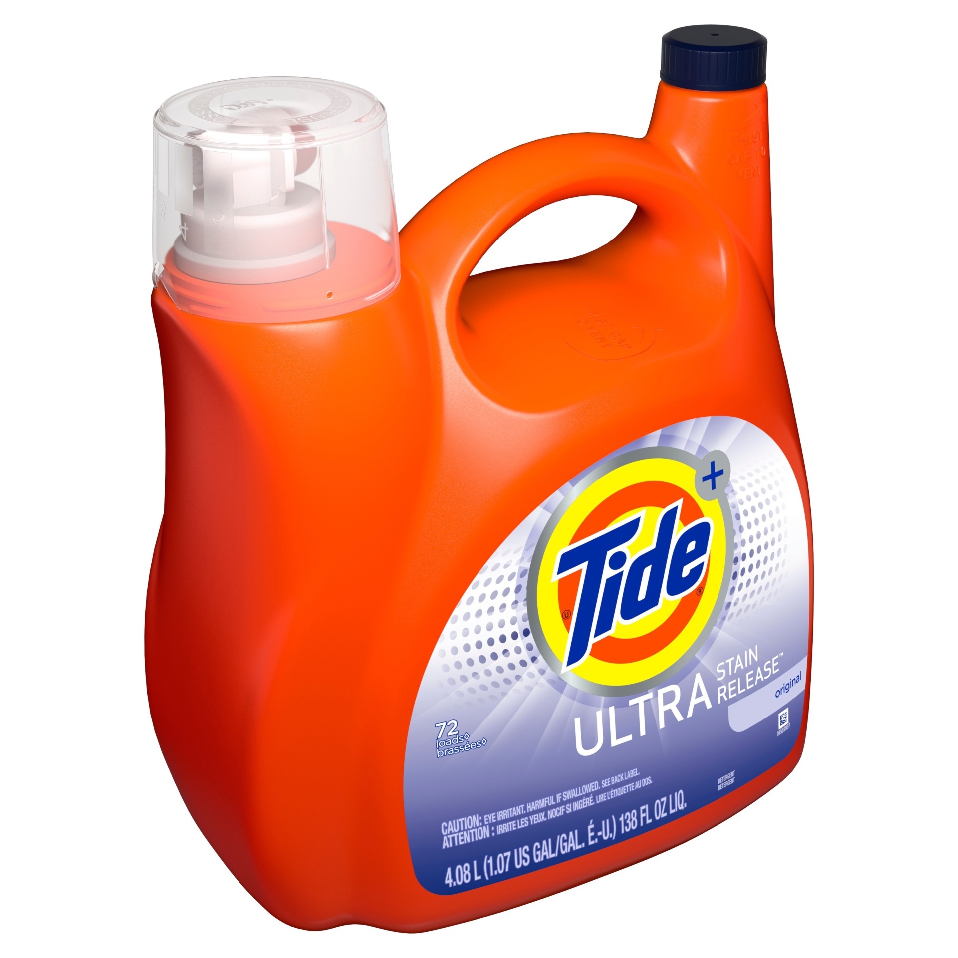 slide 1 of 1, Tide Ultra Stain Release High Efficiency Liquid Laundry Detergent, 138 oz