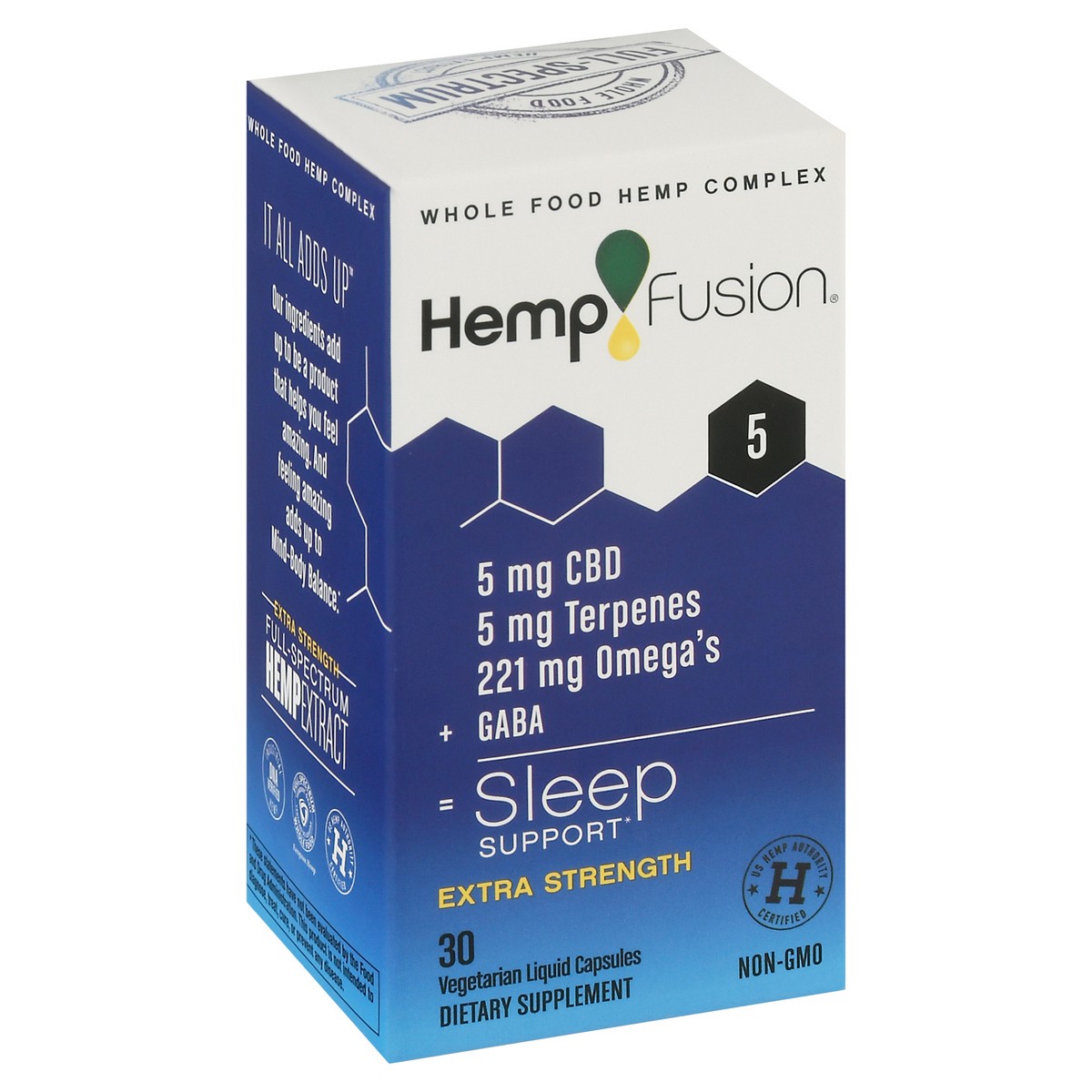 slide 5 of 13, HempFusion Extra Strength Sleep Support Vegetarian Liquid Capsules 30 ea, 30 ct