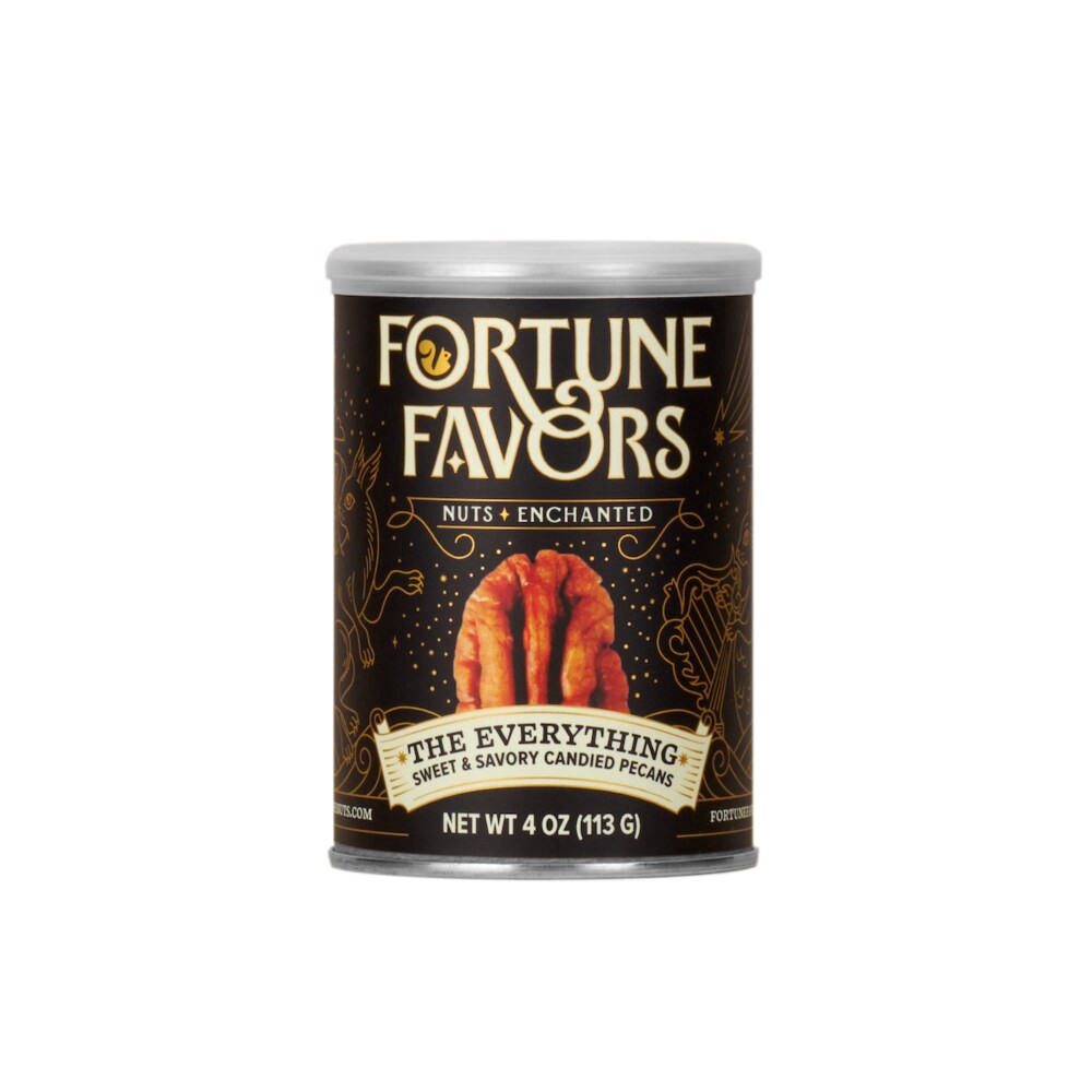 slide 1 of 1, Fortune Favors Everything Pecans, 4 oz