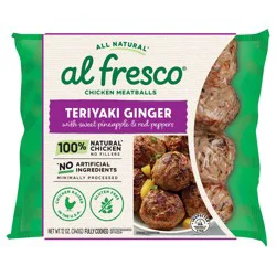 Al Fresco Teriyaki Ginger Chicken Meatballs, 12 oz