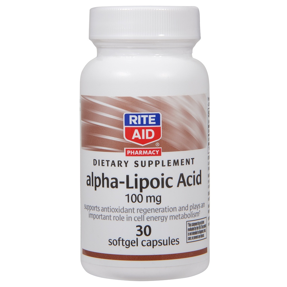 slide 1 of 1, Rite Aid Ra Alpha Lipoic Acid, 30 ct
