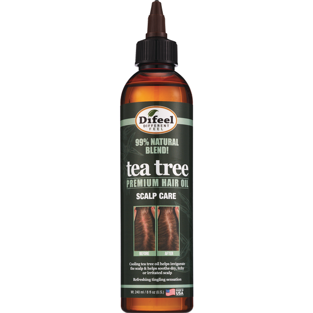 slide 1 of 1, Difeel Hair Oil Tea Tree Sc, 1 ct