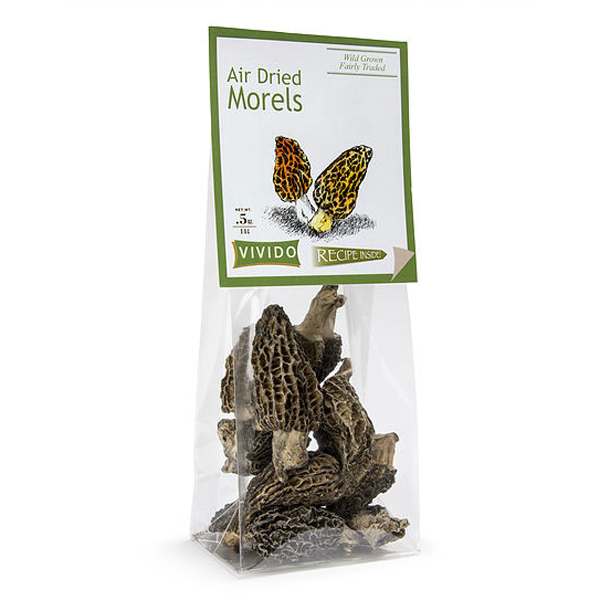 slide 1 of 1, Vivido Natural Air Dried Mushrooms - Morels, 1 oz