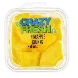 Crazy Fresh Cut Pineapple Chunks - 12oz