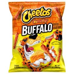Cheetos Crunchy Cheese Flavored Snacks Buffalo 8 1/2 Oz