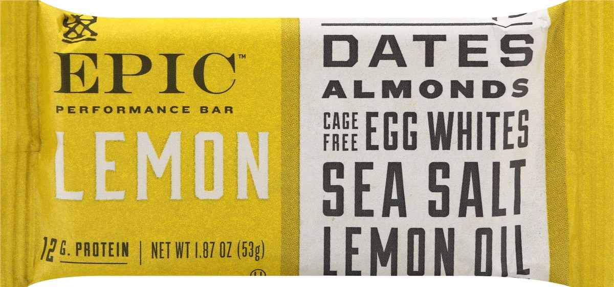 slide 4 of 12, Epic Lemon Performance Bar 1.87 oz, 1.87 oz