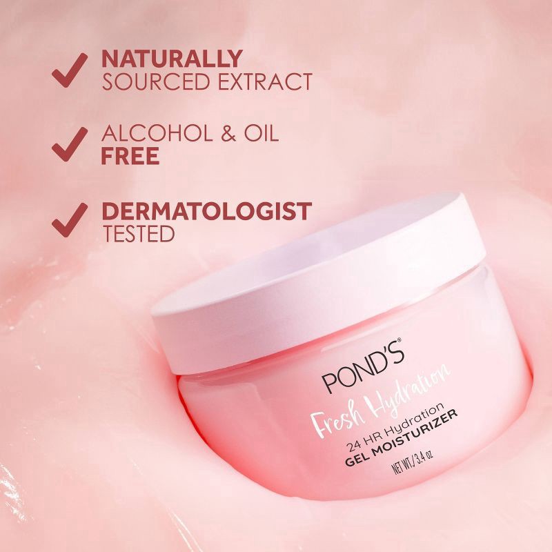 slide 7 of 7, POND's Gel Fruity HYDRA Watermelon Face Moisturizer - 3.88oz, 3.88 oz