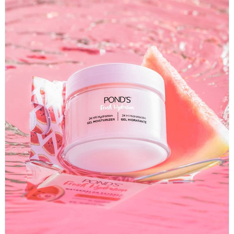 slide 5 of 7, POND's Gel Fruity HYDRA Watermelon Face Moisturizer - 3.88oz, 3.88 oz
