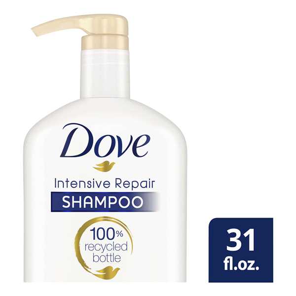 slide 1 of 3, Dove Intensive Repair Shampoo With Pump, 31 fl oz