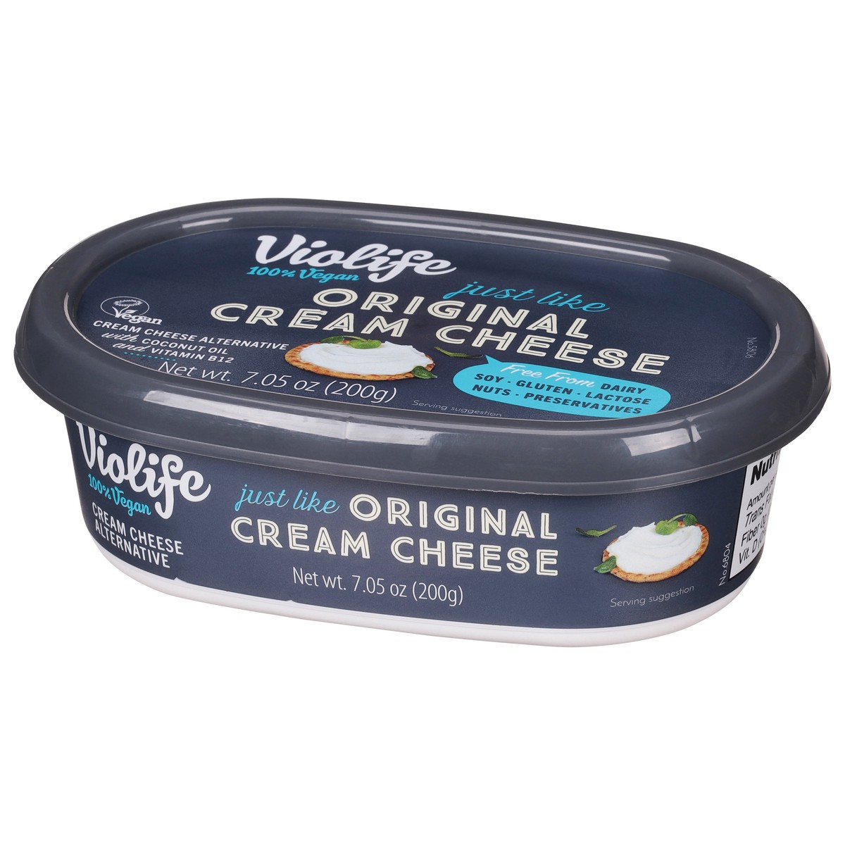 slide 5 of 9, Violife Just like Cream Cheese Original, Dairy-Free Vegan, 7.05 oz, 7.05 oz