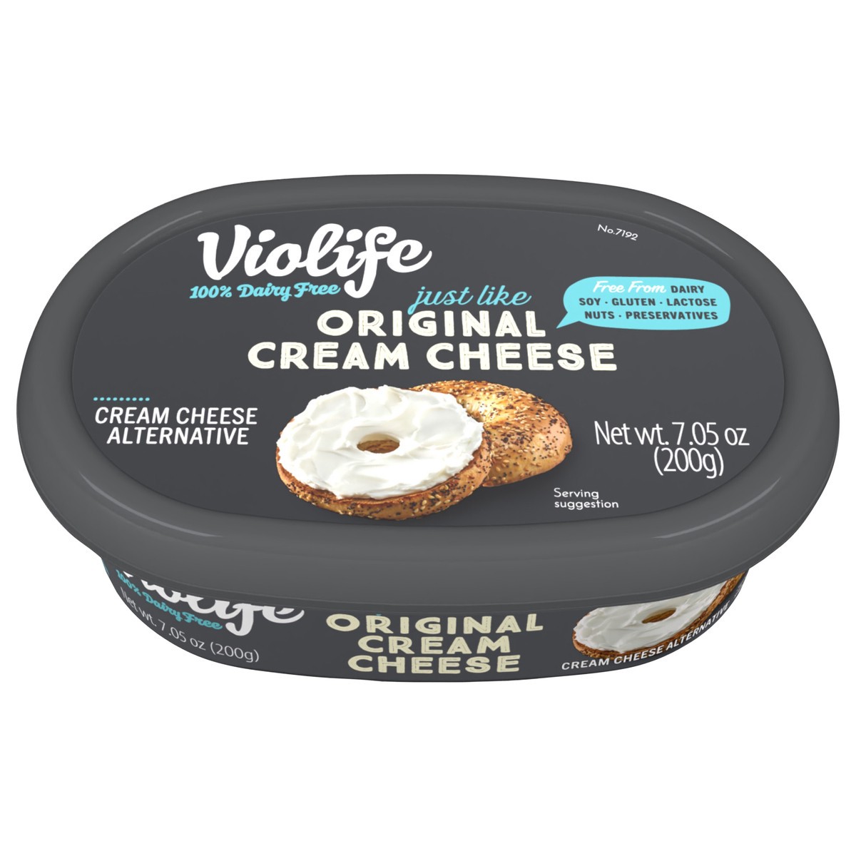 slide 1 of 9, Violife Just like Cream Cheese Original, Dairy-Free Vegan, 7.05 oz, 7.05 oz