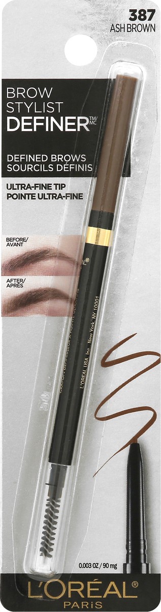 slide 1 of 9, L'Oréal Loreal Paris Brow Stylist Definer, Ash Brown,., 0.003 oz