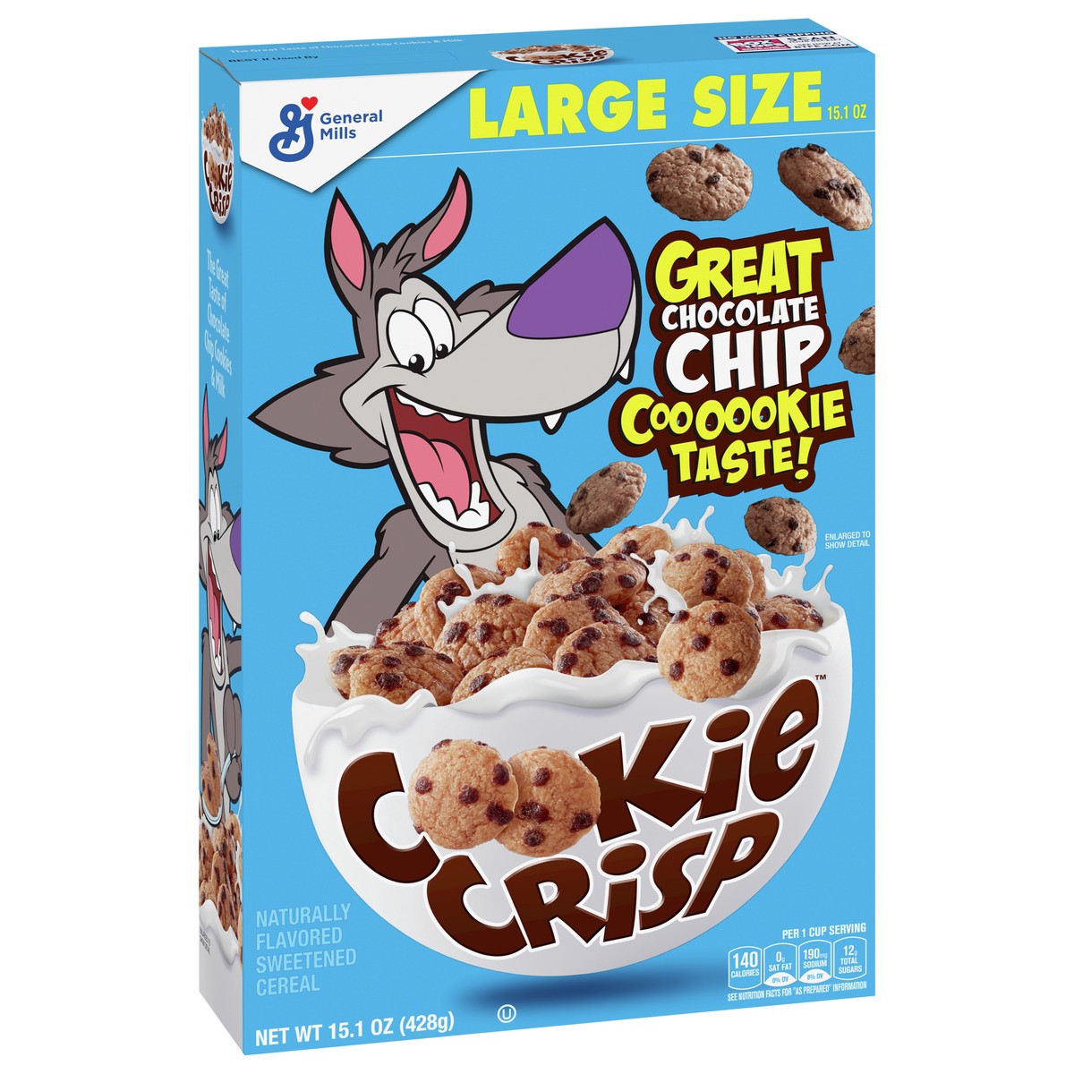 slide 8 of 9, Cookie Crisp G/Mills Cereal Cookie Crisp, 15.1 oz