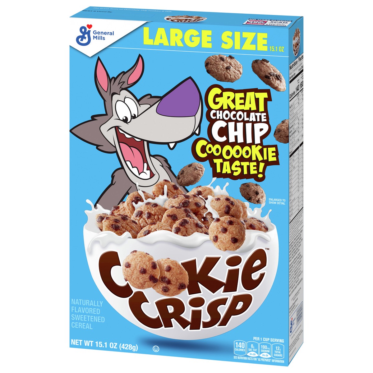 slide 9 of 9, Cookie Crisp G/Mills Cereal Cookie Crisp, 15.1 oz