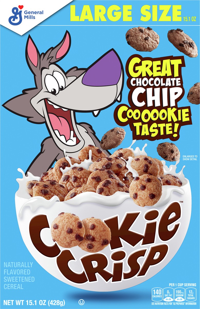 slide 4 of 9, Cookie Crisp G/Mills Cereal Cookie Crisp, 15.1 oz