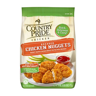 slide 1 of 1, Country Pride Chicken Nuggets, 26 oz