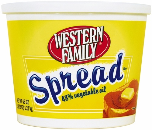 slide 1 of 1, Western Family Spread 48% Vegetable Oil, 45 oz