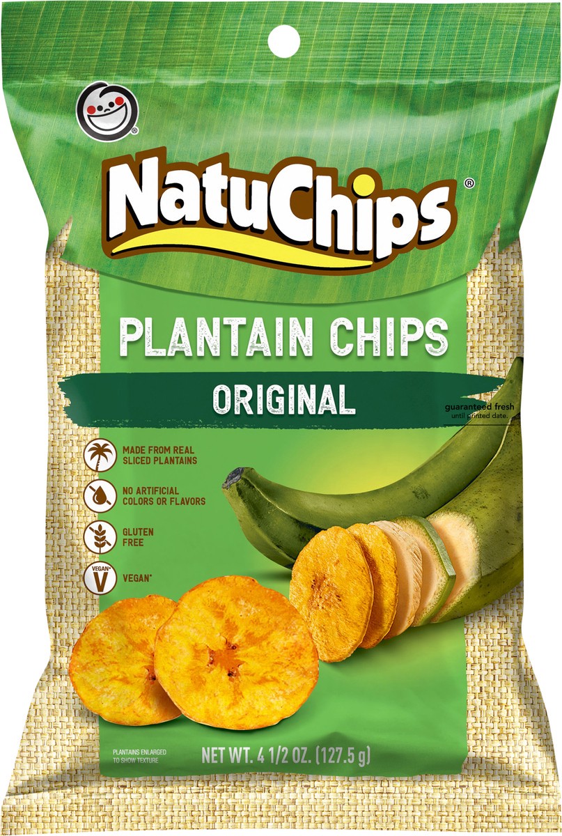 slide 3 of 4, NatuChips Plantain Chips, Original, 4.5 oz