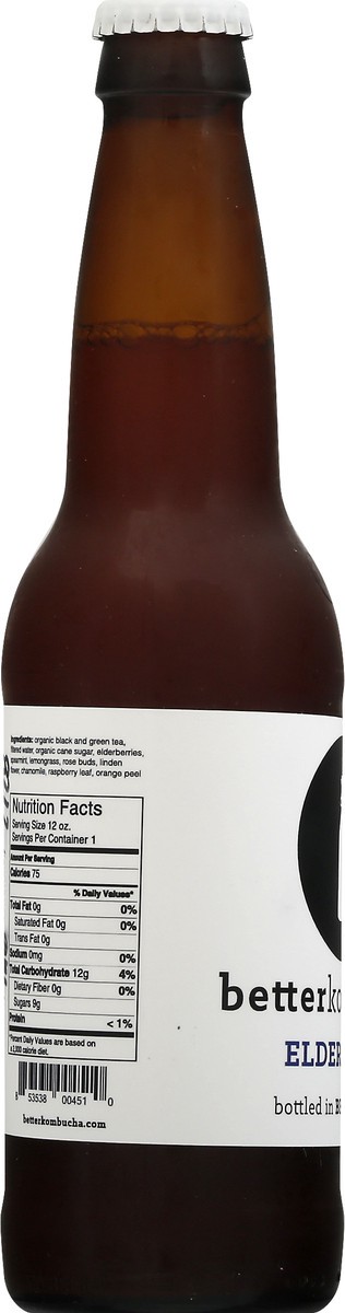 slide 13 of 13, BetterKombucha Elderberry Kombucha - 12 oz, 12 oz