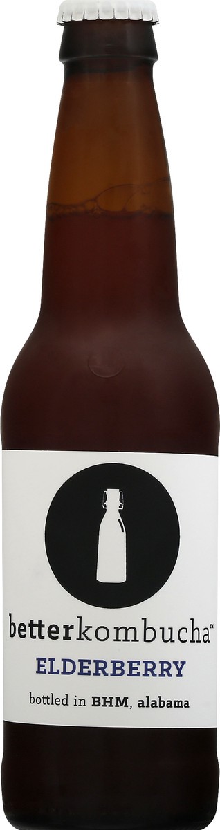 slide 12 of 13, BetterKombucha Elderberry Kombucha - 12 oz, 12 oz