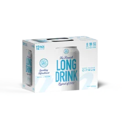The Finnish Long Drink Gluten Free Zero Sugar Citrus Gin 12 - 12 oz Cans