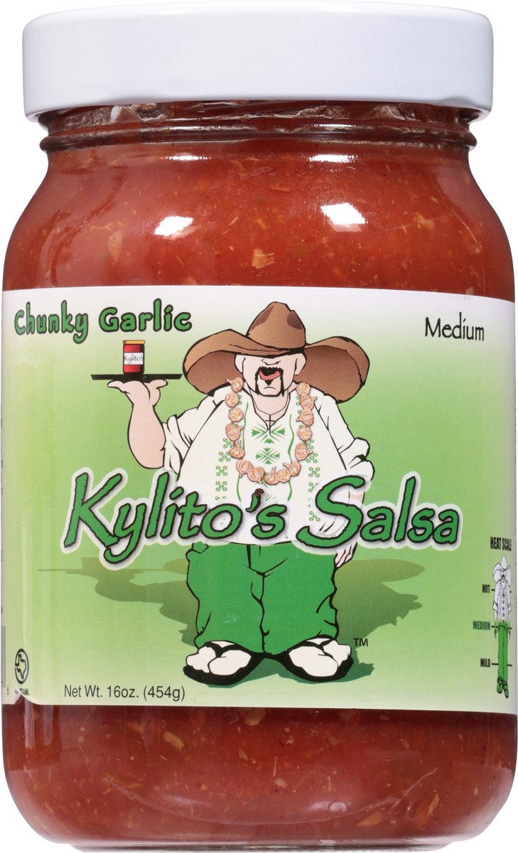 slide 9 of 13, Kylito's Medium Chunky Garlic Salsa 16 oz, 16 oz