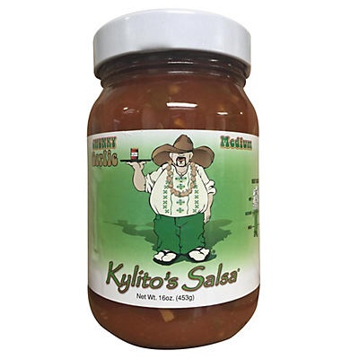 slide 1 of 1, Kylito's Salsa Chunky Garlic Medium, 16 oz