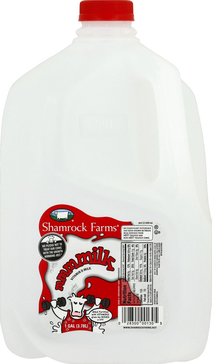 slide 5 of 6, Shamrock Farms Whole Milk 1 gal, 1 gal