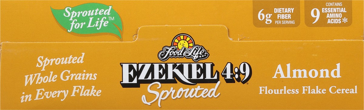 slide 9 of 9, Food for Life Cereal Ezekiel Sprouted Grain Almond Organic, 14 oz