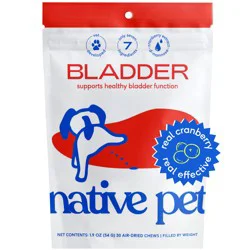 Native Pet Calm Chews for Anxiety & Calming Supplement for Dogs, 1.9 oz., Count of 30