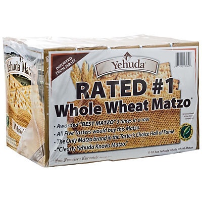 slide 1 of 1, Yehuda Matzos Whole Wheat, 52.5 oz