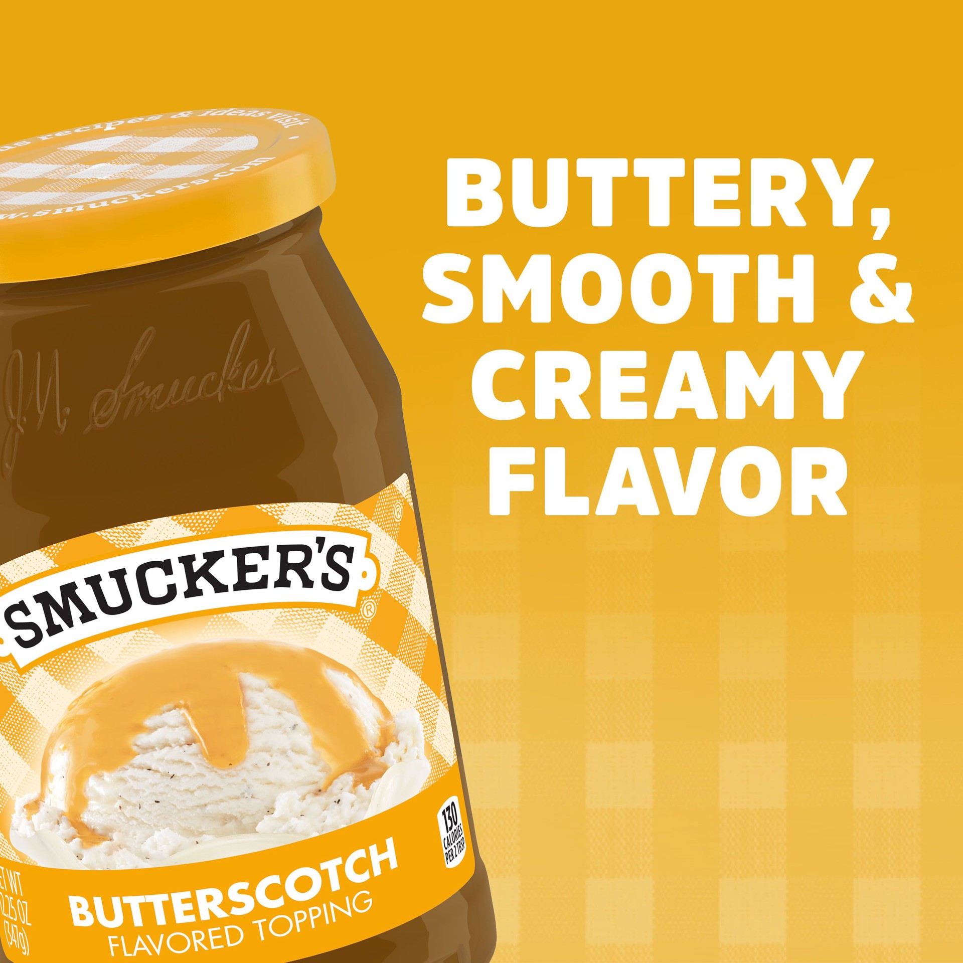 slide 4 of 6, Smucker's Butterscotch Flavored Topping, 12.25 Ounces, 12.25 oz