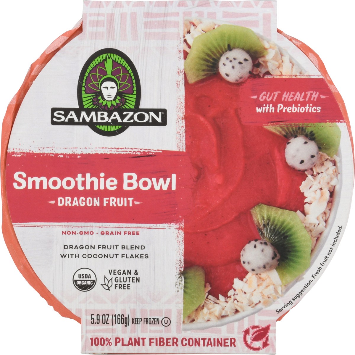 slide 9 of 9, Sambazon Dragonfruit Smoothie Bowl, 5.9 oz