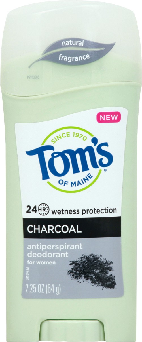 slide 5 of 9, Tom's of Maine Women's Charcoal Antiperspirant Deodorant, 2.25 oz