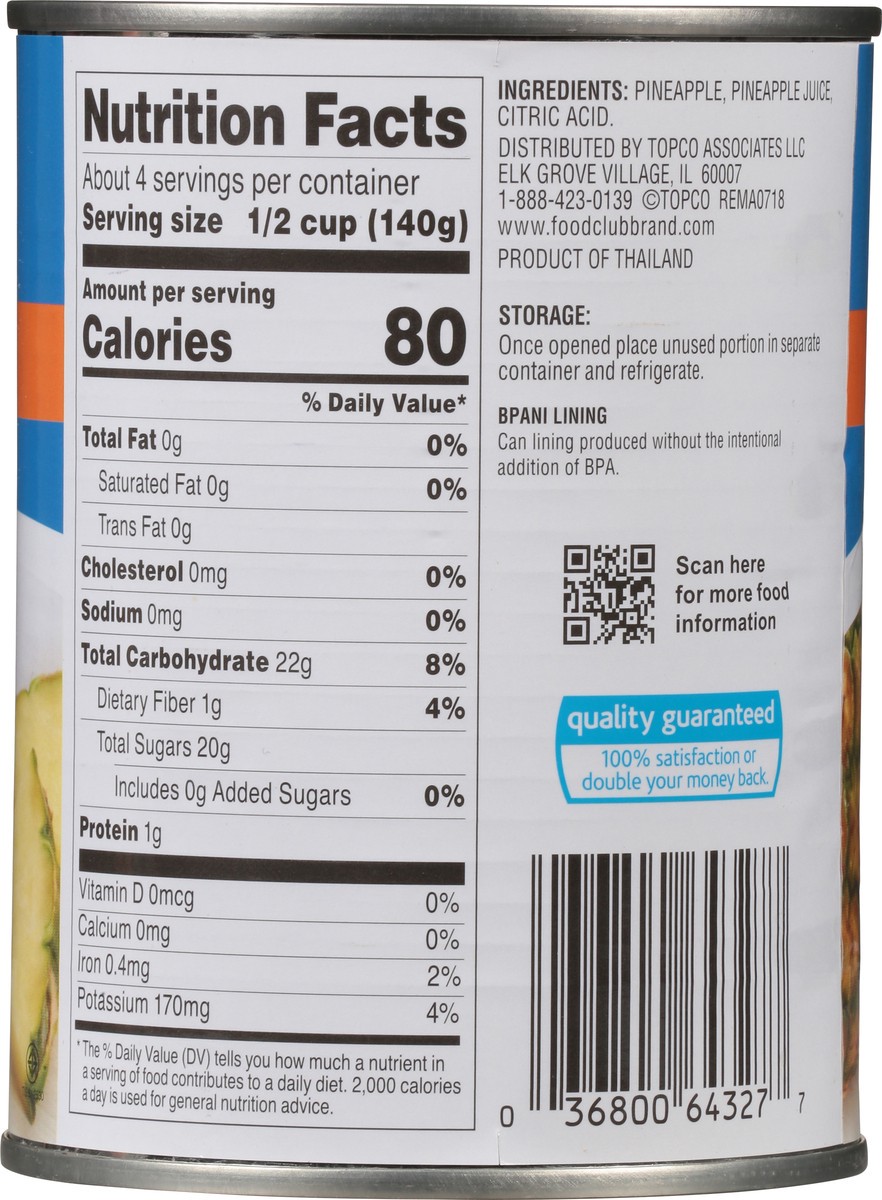 slide 4 of 11, Food Club Crushed Pineapple in Pineapple Juice 20 oz, 20 oz