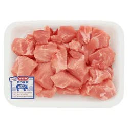 H-E-B Boneless Cubed Pork Stew Meat