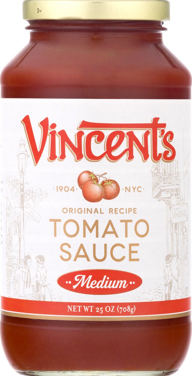 slide 8 of 9, Vincent's Original Sauce Medium, 25 oz