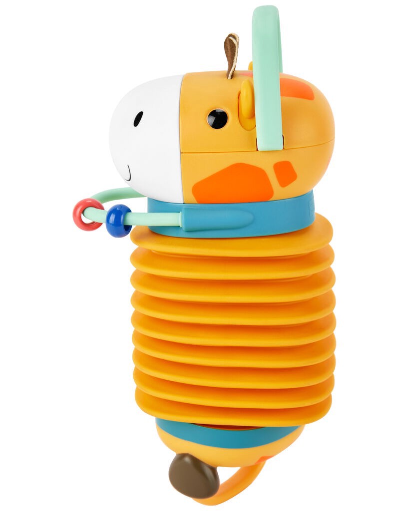slide 2 of 6, Skiphop Jungle Beats Giraffe Accordion Baby Toy Multi NS, 1 ct
