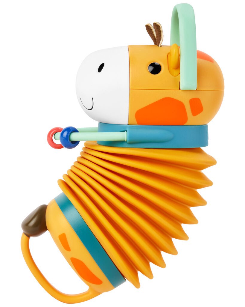slide 6 of 6, Skiphop Jungle Beats Giraffe Accordion Baby Toy Multi NS, 1 ct