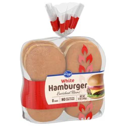 Kroger Enriched White Hamburger Buns