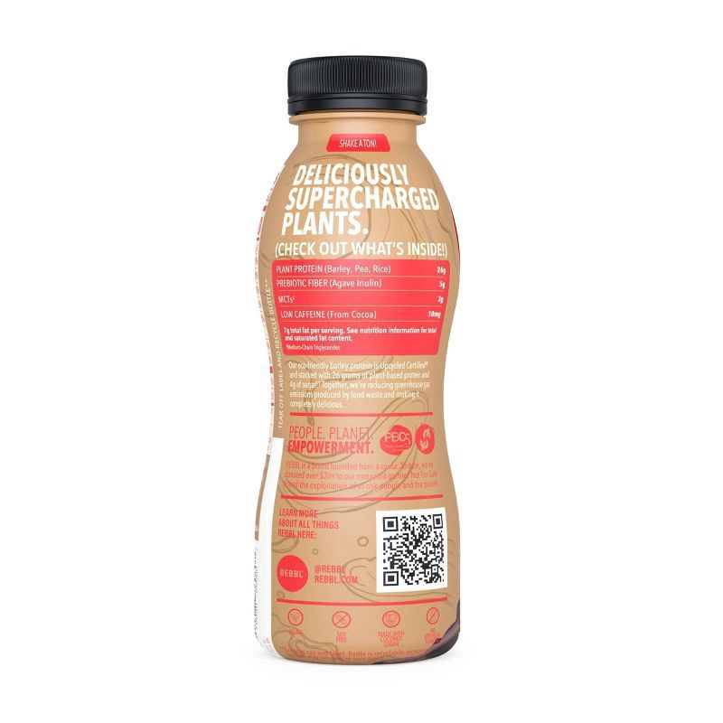 slide 2 of 4, REBBL Chocolate Protein Shake 12 fl oz, 26 gram, 12 fl oz