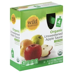 Wild Harvest Organic Unsweetened Applesauce