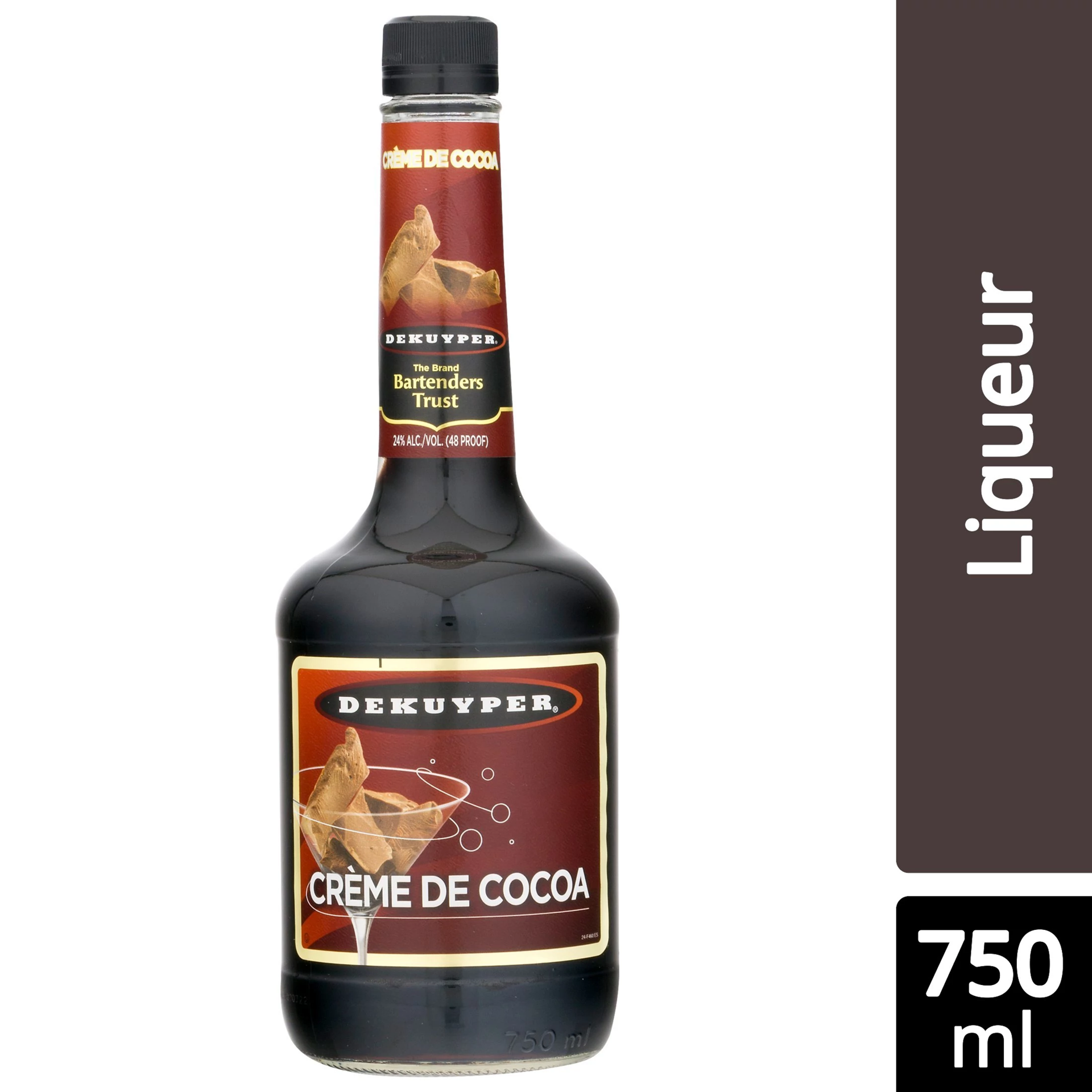slide 1 of 3, DeKuyper Crème De Cocoa Liqueur 750 ml, 750 ml