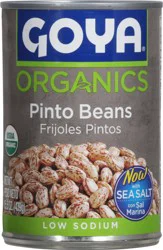 Goya Organics Low Sodium Pinto Beans 15.5 oz