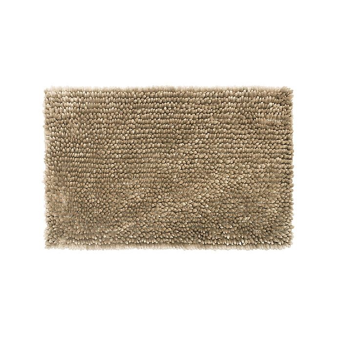 Laura Ashley Jean Pierre Mega Butter Chenille Bath Rug - Linen 17 in x ...