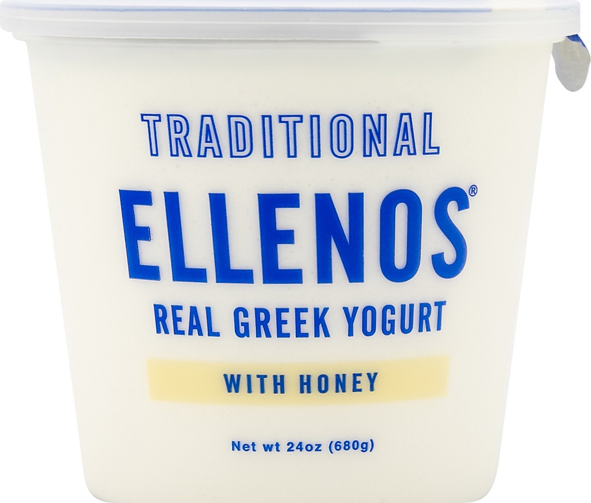 slide 1 of 8, Ellenos Traditional Greek Yogurt with Honey 24 oz, 24 oz