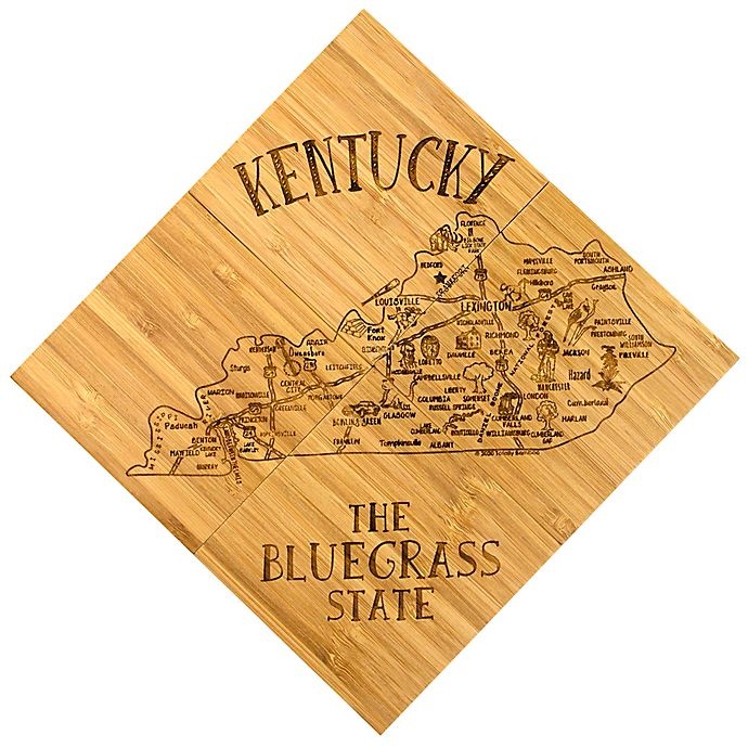 slide 2 of 2, Totally Bamboo Kentucky Puzzle Coaster Set, 5 ct