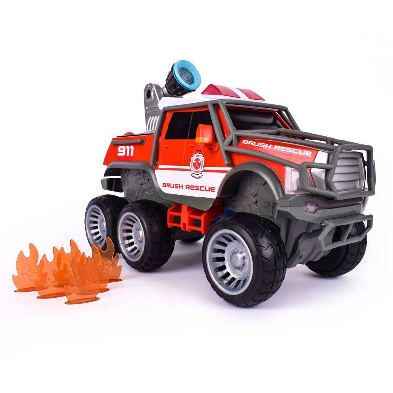 slide 1 of 1, Maxx Action Fire Rescue - Off Road Brush Firetruck, 1 ct