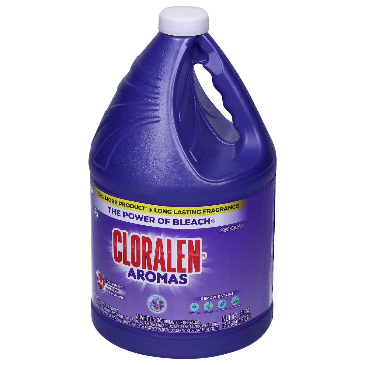 slide 7 of 9, Cloralen Lavender Bleach, 121 fl oz