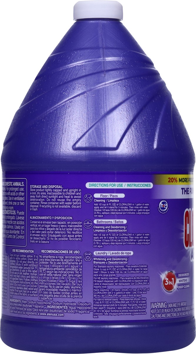 slide 8 of 9, Cloralen Lavender Bleach, 121 fl oz